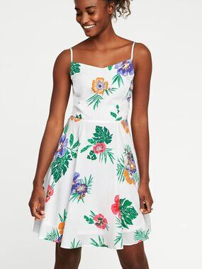 EUC Old Navy Floral Tropical Cami Sundress